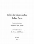 Research paper thumbnail of Crítica del pájaro azul de Rubén Darío