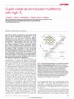 Research paper thumbnail of Cupric oxide as an induced-multiferroic with high-T C