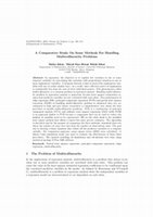 Research paper thumbnail of A comparative study on some methods for handling multicollinearity problems