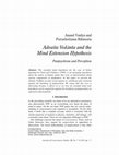 Research paper thumbnail of Advaita Vedānta and the Mind Extension Hypothesis Panpsychism and Perception