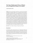 Research paper thumbnail of The Nyāya Misplacement Theory of Illusion & the Metaphysical Problem of Perception