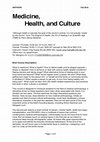 Research paper thumbnail of Medicine, Health, and Culture