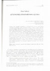 Research paper thumbnail of Autonomija standardnoga jezika