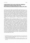 Research paper thumbnail of Recenze: Lukáš FASORA, Stáří k poradě, mládí k boji, STŘED 1/2016