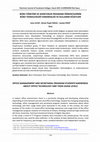 Research paper thumbnail of BÜRO YÖNETİMİ VE SEKRETERLİK PROGRAMI ÖĞRENCİLERİNİN BÜRO TEKNOLOJİLERİ FARKINDALIĞI VE KULLANIM DÜZEYLERİ