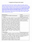 Research paper thumbnail of A Sample Research Proposal with Comments