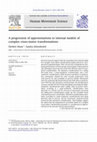 Research paper thumbnail of A progression of approximations to internal models of complex visuo-motor transformations