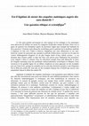 Research paper thumbnail of Est-il légitime de mener des enquêtes statistiques auprès des sans-domicile ? Une question éthique et scientifique