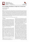 Research paper thumbnail of Process modelling and simulation of a Simple Water Treatment Plant