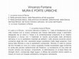 Research paper thumbnail of Architettura romana MURA E PORTE URBICHE