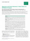 Research paper thumbnail of Depression and clinical outcomes in heart failure: an OPTIMIZE-HF analysis