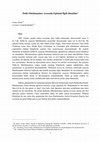 Research paper thumbnail of Delhi Müslümanları Arasında Eğitimle İlgili Meseleler