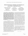 Research paper thumbnail of Hybrid Performance Modeling and Prediction of Parallel Programs