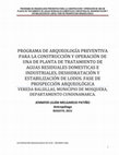 Research paper thumbnail of Programa de Arqueología Preventiva, Mosquera Cundinamarca, vereda Balsillas