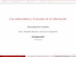 Research paper thumbnail of Información digital Estructura de un computador Software Sistema operativos Bases de datos Lenguajes de programación Codificación de la información Los ordenadores y el manejo de la información