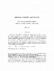 Research paper thumbnail of Inflation, volatility and growth