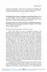 Research paper thumbnail of The Methuen Drama Guide to Contemporary South African Theatre and Imagining the Edgy City: Writing, Performing, and Building Johannesburg, by Loren Kruger (review)