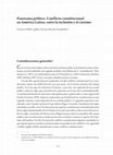 Research paper thumbnail of Conflicto constitucional en América Latina: entre la inclusión y el cinismo