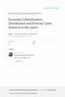 Research paper thumbnail of Economic Liberalisation. Distribution and Poverty: Latin America In the 1990s.