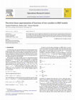 Research paper thumbnail of Piecewise Linear Approximation of Functions of Two Variables In MILP Models