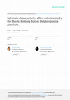 Research paper thumbnail of Substrate characteristics affect colonization by the bloom-forming diatom Didymosphenia geminata