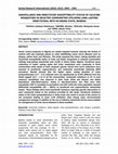 Research paper thumbnail of SURVEILLANCE AND INSECTICIDE SUSCEPTIBILITY STATUS OF CULICINE MOSQUITOES IN SELECTED COMMUNITIES UTILIZING LONG-LASTING INSECTICIDAL NETS IN KWARA STATE, NIGERIA