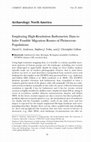 Research paper thumbnail of Employing High-Resolution Bathymetric Data to Infer Possible Migration Routes of Pleistocene Populations