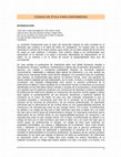 Research paper thumbnail of CÓDIGO DE ÉTICA PARA ENFERMERAS