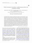 Research paper thumbnail of Pattern learning by honeybees: conditioning procedure and recognition strategy