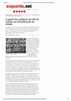 Research paper thumbnail of PAVEL, Fabiana (2016) – O papel das políticas da CM de Lisboa na turistificação da cidade. Dossier nº256 “Turismo: cidade e gentrificação”. Esquerda.net. Disponível em: http://www.esquerda.net/dossier/o-papel-das-politicas-da-cm-de-lisboa-na-turistificacao-da-cidade/44802.