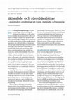 Research paper thumbnail of Jätteslide och rönnbärsbitter: postmodern etnobiologi om konst, matglädeje och prepping