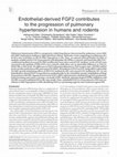 Research paper thumbnail of Role for dysregulated endothelium- derived FGF2 signaling in progression of pulmonary hypertension