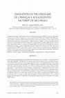 Research paper thumbnail of Diagnósticos psicossociais de crianças e adolescentes na febem de São Paulo