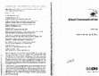 Research paper thumbnail of “Communicative Resonance across Settings: Marriage Arrangement, Initiation and Political Meetings in Kenya.”