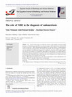 Research paper thumbnail of The role of MRI in the diagnosis of endometriosis