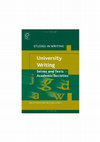 Research paper thumbnail of UNIVERSITY WRITING: SELVES AND TEXTS IN ACADEMIC SOCIETIES