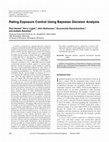 Research paper thumbnail of Rating Exposure Control Using Bayesian Decision Analysis