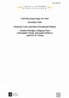 Research paper thumbnail of Financial Crises and Macro-Prudential Policies