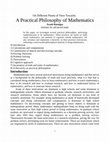 Research paper thumbnail of On Different Points of View Towards: A Practical Philosophy of Mathematics