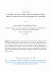 Research paper thumbnail of Participatory Rights and the Notion of Interest in Environmental Decision-making: a Theoretical Sketch and Some International Legal Considerations