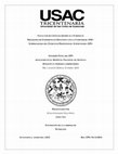 Research paper thumbnail of FACULTAD DE CIENCIAS QUÍMICAS Y FARMACIA PROGRAMA DE EXPERIENCIAS DOCENTES CON LA COMUNIDAD -EDC- SUBPROGRAMA DEL EJERCICIO PROFESIONAL SUPERVISADO -EPS- INFORME FINAL DEL EPS HOSPITAL NACIONAL DE ANTIGUA DURANTE EL PERÍODO COMPRENDIDO