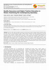 Research paper thumbnail of Quality Assurance and Higher Fashion Education in Ghana: Examining the Contemporary Quandary