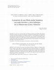 Research paper thumbnail of 2016_R. Graells, A. J. Lorrio, M. Pérez, P. Camacho, M.D. Sánchez de Prado, A propósito de una fíbula anular hispánica con nudo hercúleo y otros hallazgos de La Monravana (Llíria, Valencia). APL XXXI, 2016, 213-239.