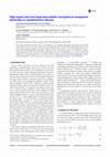 Research paper thumbnail of High aspect ratio and large area metallic nanogrids as transparent electrodes on optoelectronic devices