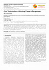 Research paper thumbnail of Child Victimization at Working Places in Bangladesh