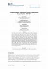 Research paper thumbnail of Content Analysis of Research Trends in Instructional Design Models: 1999-2014