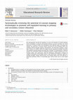 Research paper thumbnail of Systematically reviewing the potential of concept mapping technologies to promote self-regulated learning in primary and secondary science education