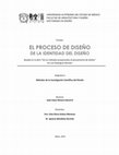 Research paper thumbnail of EL PROCESO DE DISEÑO