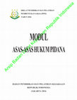 Research paper thumbnail of MODUL ASAS-ASAS HUKUM PIDANA