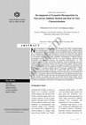 Research paper thumbnail of Development of Tramadol Microparticles by Non-solvent Addition Method and their In Vitro Characterization